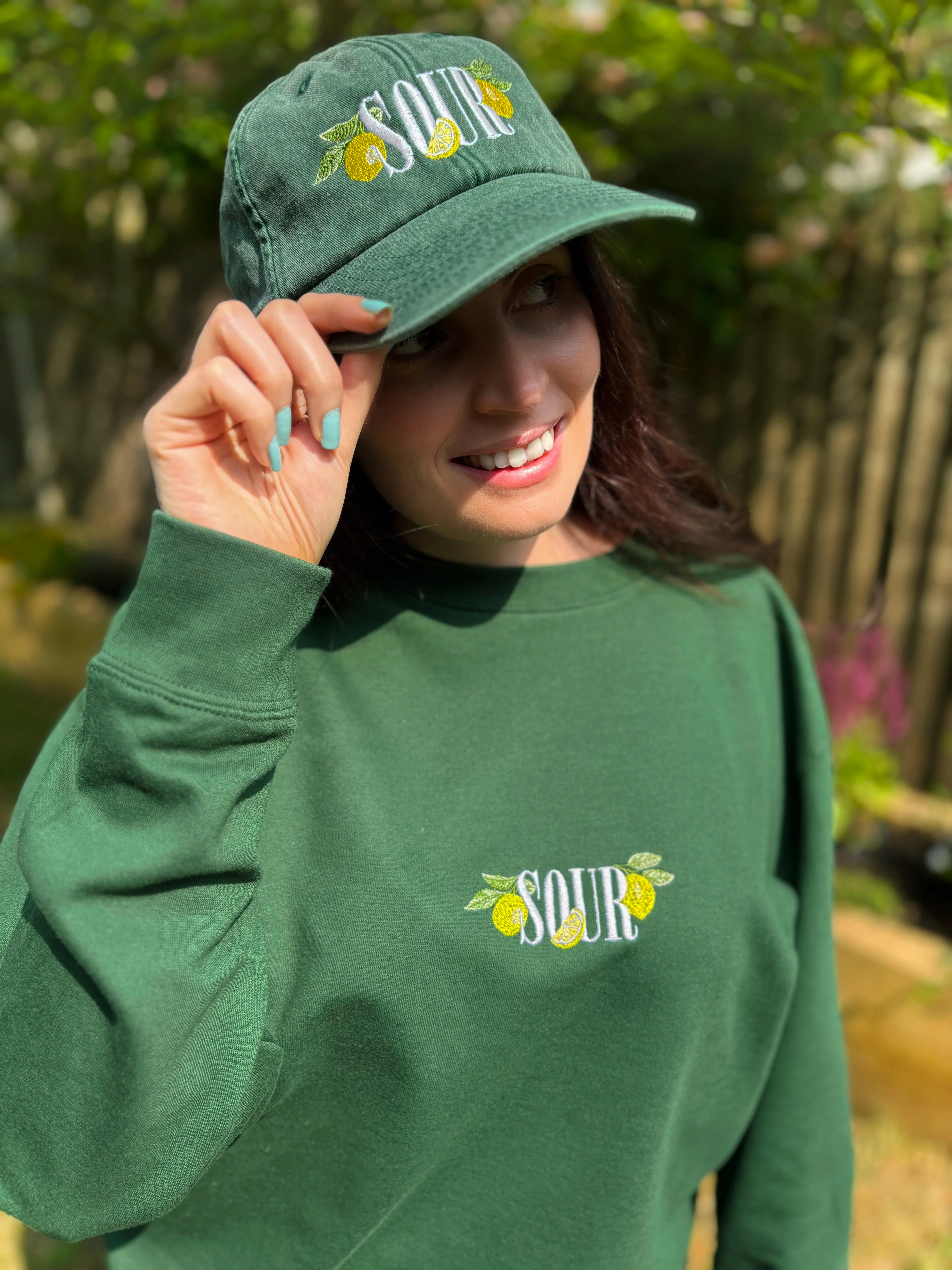 Sour Lemons Vintage Washed Cap - Image 4